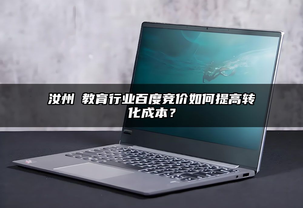 汝州 教育行业百度竞价如何提高转化成本？