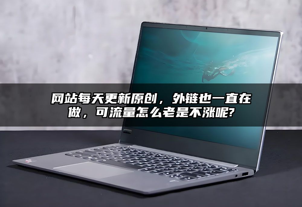 网站每天更新原创，外链也一直在做，可流量怎么老是不涨呢?
